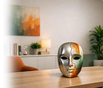 Máscara da psicologia